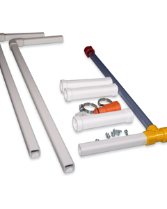 End set nipple pipe breather pluggable per line